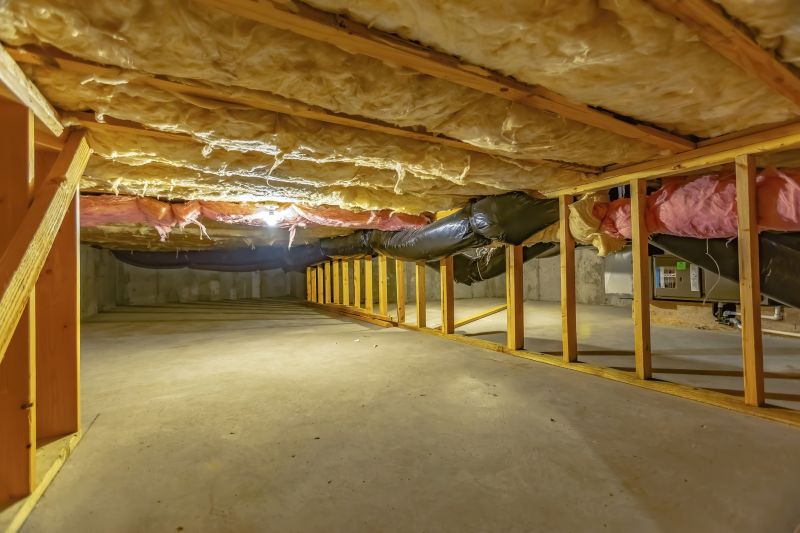 Crawlspace with Encapsulation Barrier