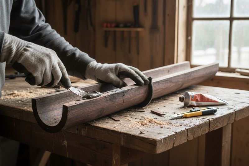 Warehouse Gutter Installation