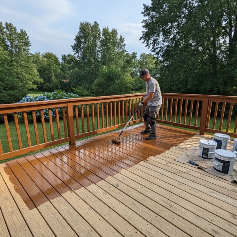 Wood Deck Stripping